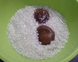 焼き鳥缶詰でつくる簡単おこわ作り方1写真
