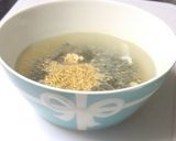 電子レンジ♬焼肉屋さんを再現♥ねぎスープ作り方1写真