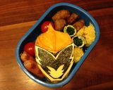 ＊キャラ弁＊キョウリュウゴールド作り方10写真