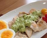 鶏胸肉のアボカドソースがけ作り方3写真