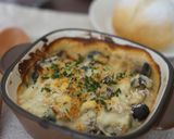 牡蠣とほうれん草の豆乳白味噌グラタン作り方9写真