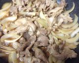 すきやき風*豚丼作り方3写真
