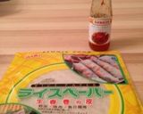 簡単！！目から鱗？ソース入り生春巻き♡作り方1写真
