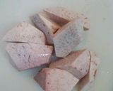 さと芋の炒めもの(アンチョビ)作り方2写真