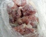 塩麹　鶏肉ときのこの炒め物作り方1写真