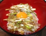 白髪ネギの照り焼き丼作り方4写真