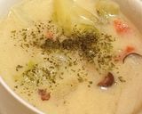 白菜ときのこのホワイトシチュー♡作り方5写真