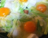 朝食に☆お弁当に☆白菜の巣篭もり卵作り方3写真