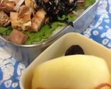 お弁当にチャーシュー丼作り方6写真