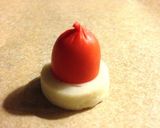 キャラ弁♥コリラックマの雪だるま♥作り方4写真