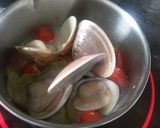 蛤とレタスの蒸しスープ作り方9写真