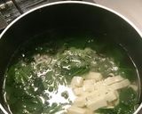 手抜きでほうれん草とおとうふ中華すーぷ作り方6写真