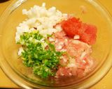 お弁当に☆明太子と蓮根入りの焼きつくね作り方1写真