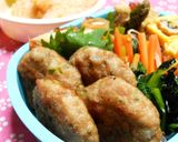 お弁当に☆明太子と蓮根入りの焼きつくね作り方3写真