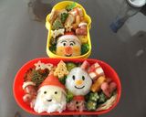 アンパンマンのサンタクロースキャラ弁作り方7写真