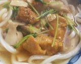 カレー味チキンの あんかけうどん作り方4写真