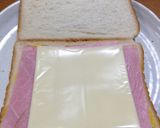 パパのマスタードハムチーズサンドイッチ作り方6写真
