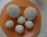 雪ダルマミッキーサンタのキャラ弁作り方6写真