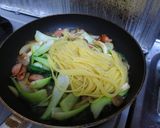 栄養満点！チンゲン菜のペペロンチーノ作り方6写真