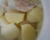 鶏肉とじゃが芋と玉葱の3点牛乳煮作り方9写真