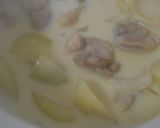 鶏肉とじゃが芋と玉葱の3点牛乳煮作り方12写真