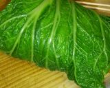 肉巻高野豆腐の白菜包み作り方2写真