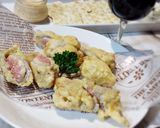 無花果と豚肉のチーズフリッター作り方6写真
