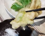 セロリと鶏ささみのかき揚げ作り方4写真