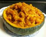 丸ごとかぼちゃdeピザごはん(^^)作り方6写真