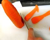 野菜の倒立皮むき作り方4写真