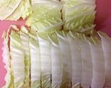 白菜とアンチョビのパスタ作り方1写真