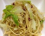 白菜とアンチョビのパスタ作り方9写真