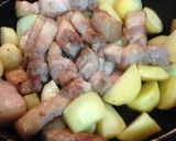 豚バラ肉とじゃがいもの味噌煮作り方2写真