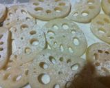 蓮根の挽肉挟み焼き～１ボールで簡単～甘辛作り方3写真