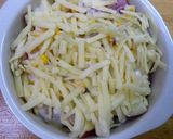 リンゴとアボガドのうどんグラタン作り方4写真