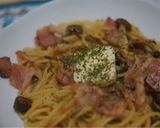 定番•キノコバター醤油のパスタ作り方4写真