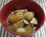 大根と鶏と厚揚げの生姜煮♪作り方14写真