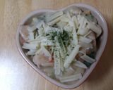 パンみみグラタン(前日◯◯ﾘﾒｲｸ)♪作り方3写真