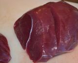 66.山芋とモモ肉のデミグラスソース作り方1写真