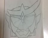 キャラ弁☆仮面ライダーガイム作り方1写真