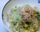 白菜と水菜でカリカリジャコソース和え作り方4写真
