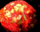 煮るだけ簡単！里芋のひき肉あんかけ作り方3写真