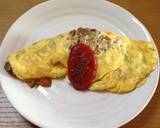 牛肉と野菜のオムレツ作り方5写真