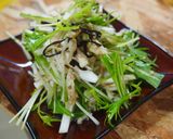 シャキ感水菜とかぶの塩昆布あえ作り方3写真