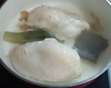 蒸し鶏のカリカリ香味だれ作り方2写真