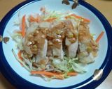 蒸し鶏のカリカリ香味だれ作り方8写真