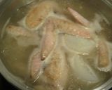 大根と鶏手羽の生姜スープ煮作り方4写真