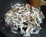 豆苗と蓮根としめじのオイソース炒め作り方2写真