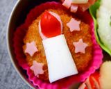 キャラ弁*Xmasリース弁当*作り方4写真
