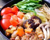 トマトdeジューシー♪うちの鶏すき焼き作り方8写真